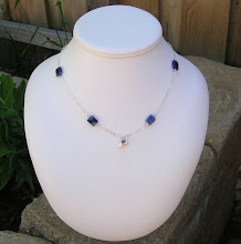 Lapis Lazuli and Pearl Necklace