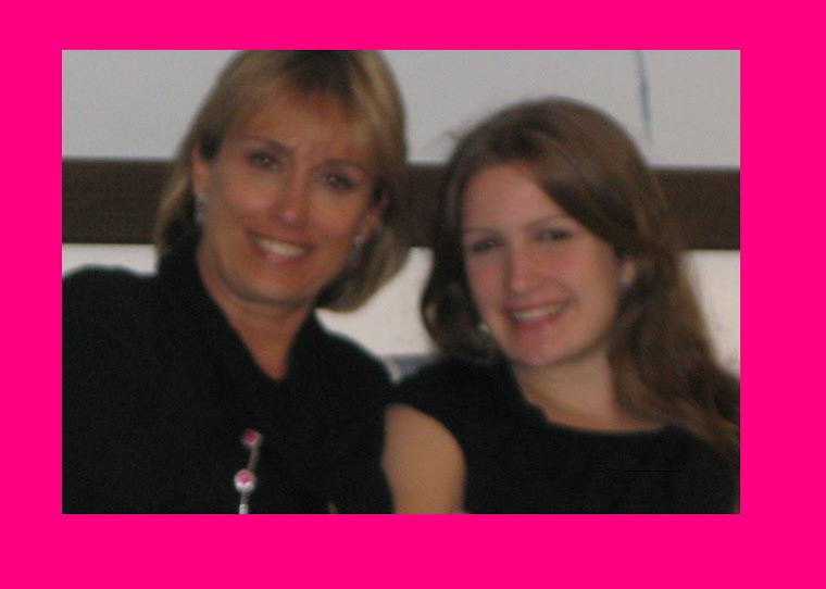Leyde Hennig e filha