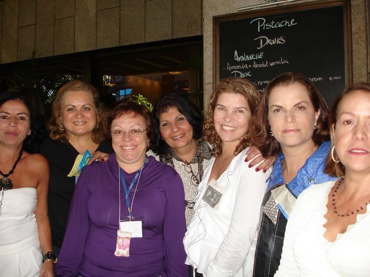 Regina Almeida, Maria Helena, Priscila Mesquita, Daise Diuana, Rachel, Marininha e Eliane