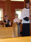 Kindergarten leads Mass!