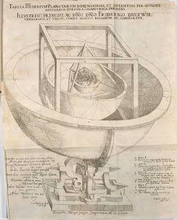 Steampunk Adventures - Platonic Planet sketch, 1596
