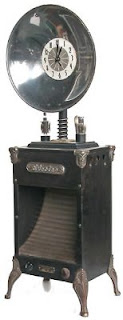 Steampunk Electro Table Clock by Roger Wood