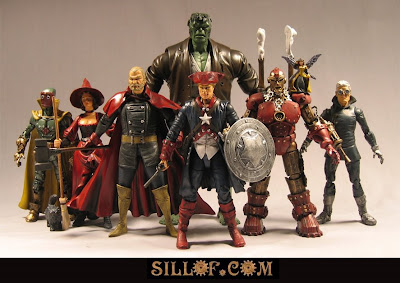Sillof's steampunk action figures - avengers