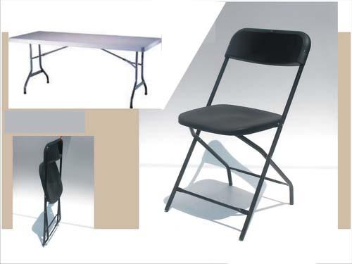 sillas y mesas