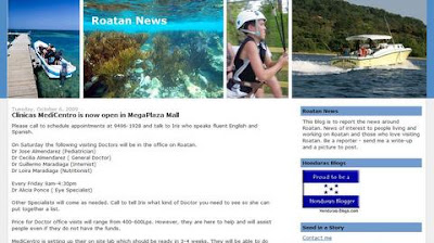 Roatan News blog