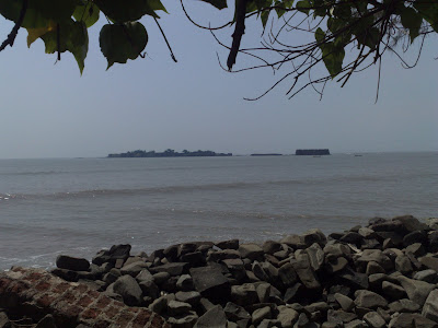 Alibag Fort from Alibag Beach