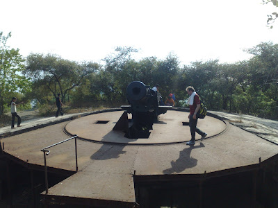 Two Awesome Cannons - Cannon Hill, Elephanta