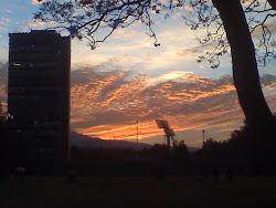 Vista de la rectoría de la UNAM
