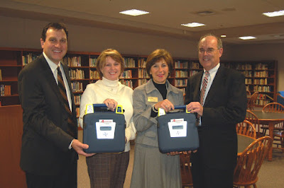 Montgomery Catholic Receives AEDs from Baptist Health Care Foundation 1