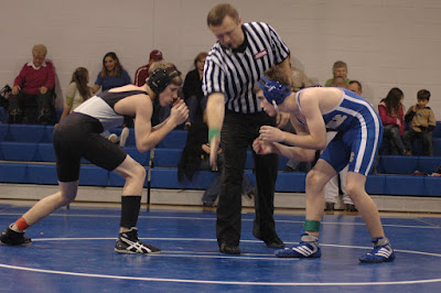 Varsity Wrestling Records First Win 1