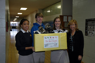 Montgomery Catholic Students Collect Shoes for The Children&#039;s Center 1