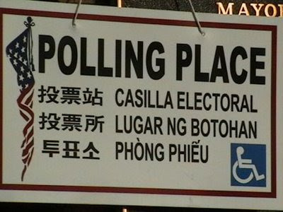California Election Sign