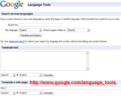 Google Language Tools