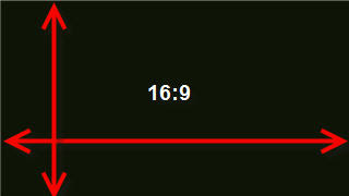 Digital widescreen aspect ratio