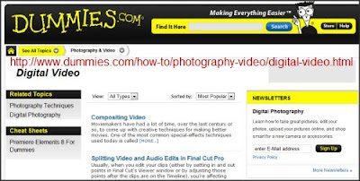 Dummies website tutorial resources