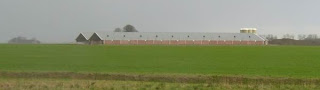 Deze stallen, zoals in Groningen, verrijzen ook in Drenthe