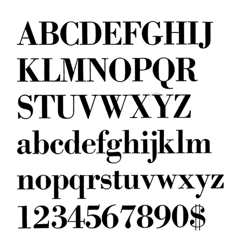 Bodoni Font