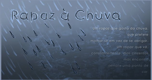 Rapaz à chuva