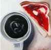 Plum Jam On Toast With Coffee Please