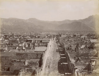 A photograph of Pompeii by Giacomo Brogi (1822-1881)