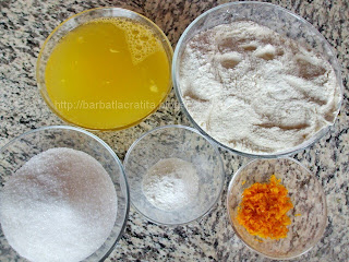Prajitura cu gris si portocale ingrediente reteta
