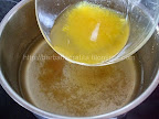 Prajitura cu gris si portocale preparare sirop