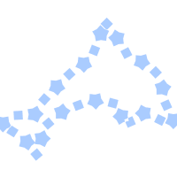 SVGRendererでシェイプストロークを使用して描画した画像