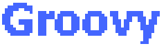 groovyで描画したドット文字列