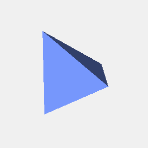 JOGLで描画した4面体
