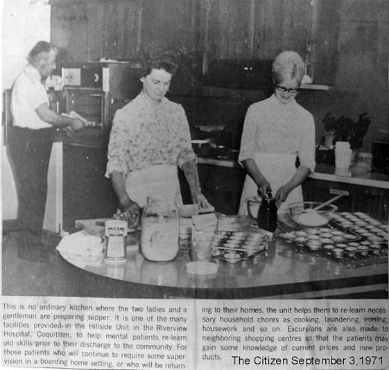 Hillside kitchen 1971