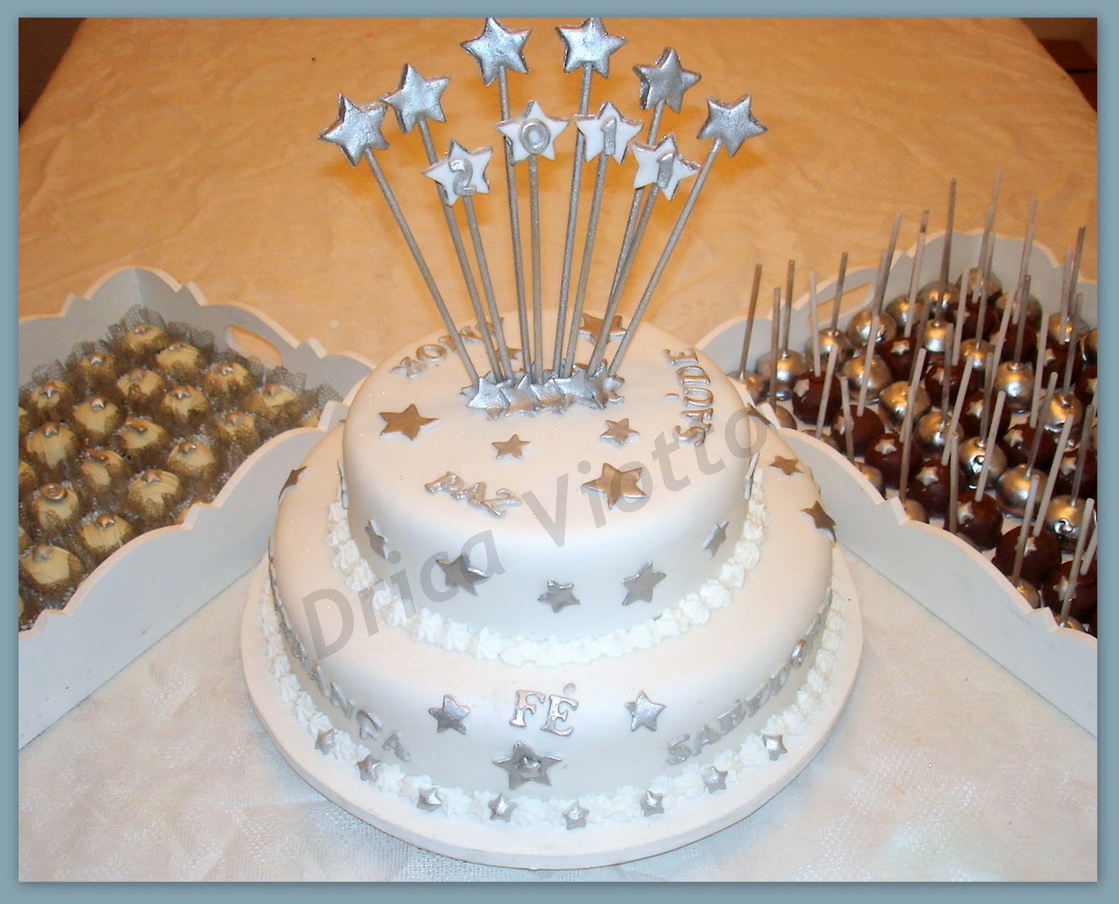 Bolo para o Ano Novo - Drica Viotto