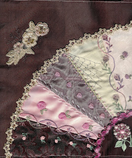 Victorian CRazy Quilt Embroidered Quilt Blocks  20-8 Inch Blocks