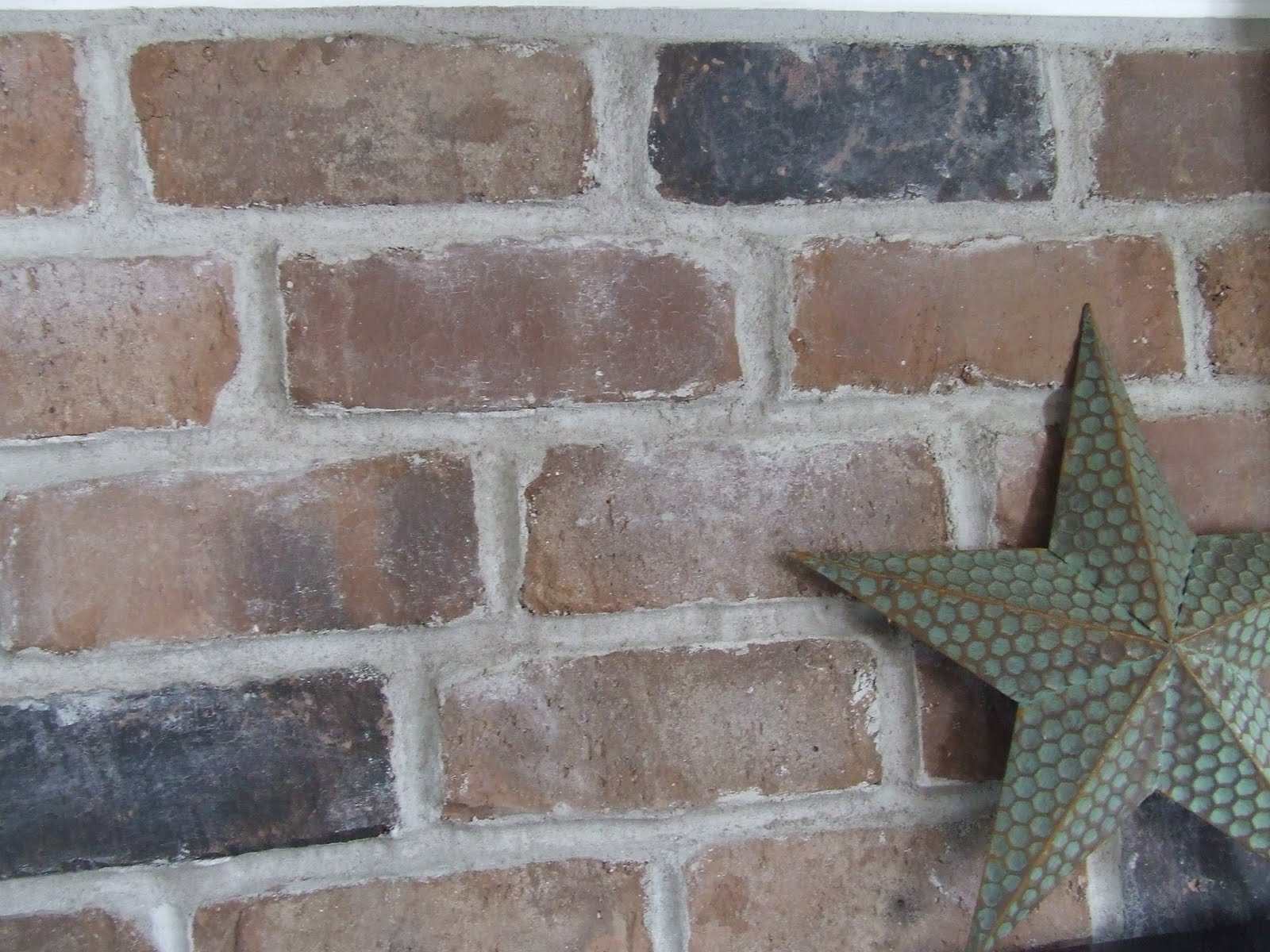 Stick on kitchen backsplash Brick Kitchen Back Splash DIY