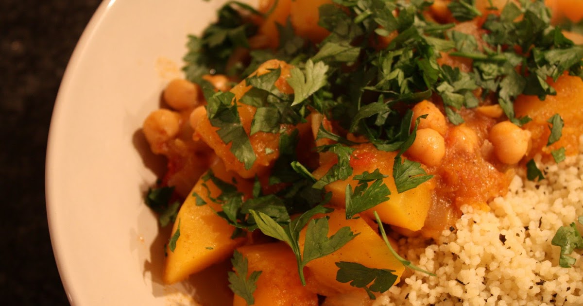 Dressing For Dinner BUTTERNUT SQUASH AND CHICKPEA TAGINE