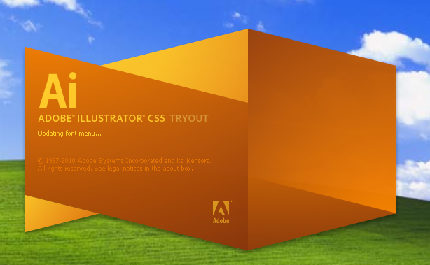 Life With Adobe Illustrator Cs5体験版を起動する 英語版