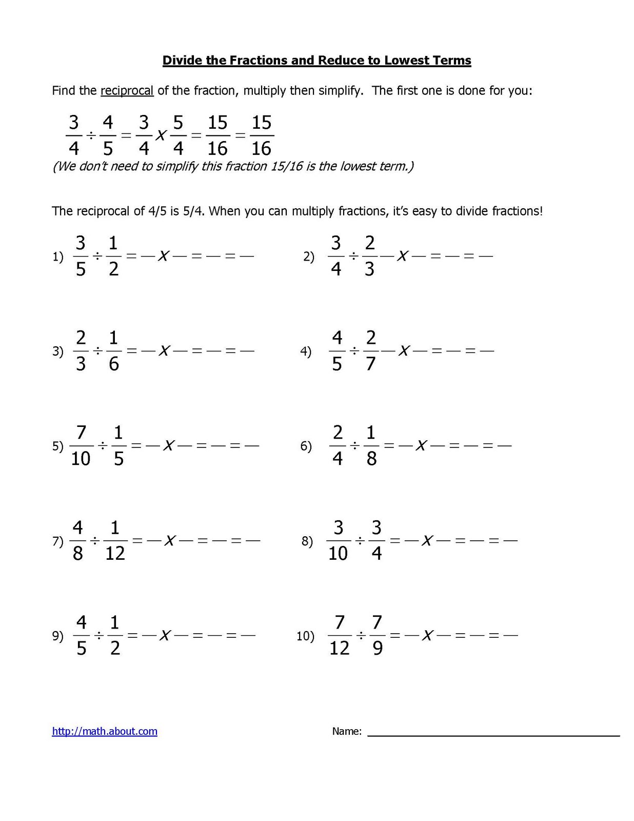 Worksheet Multiplying And Dividing Fractions dividing quotes like success fractions by whole numbers worksheet