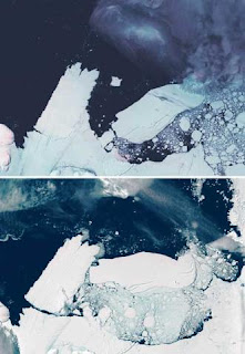 Colisão de icebergs