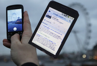 London Eye pesquisada através do Google Goggles
