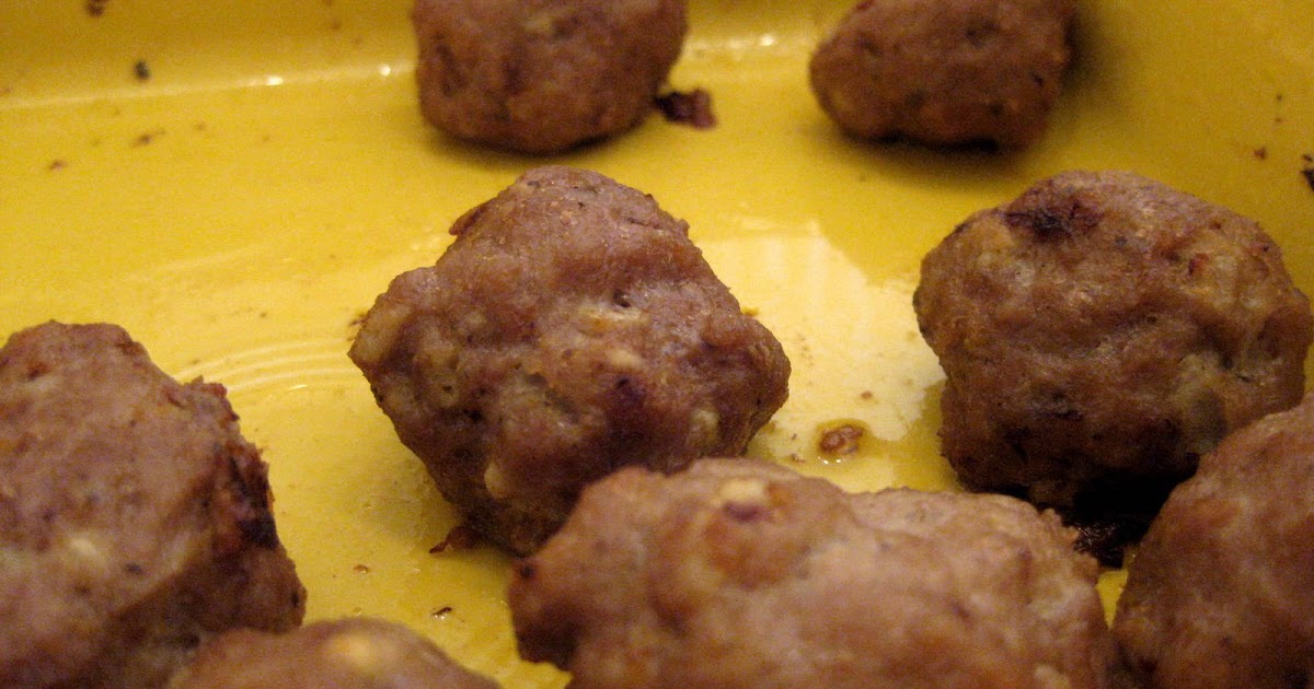 {vittles} meatballs of veal