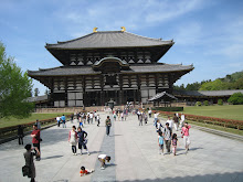 Tempel in Nara met de grootste Boedha van de wereld binnen.