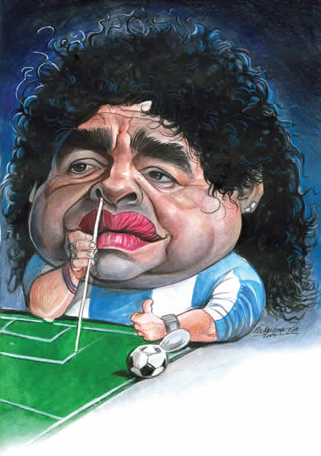 Yes, THAT Diego Maradona.