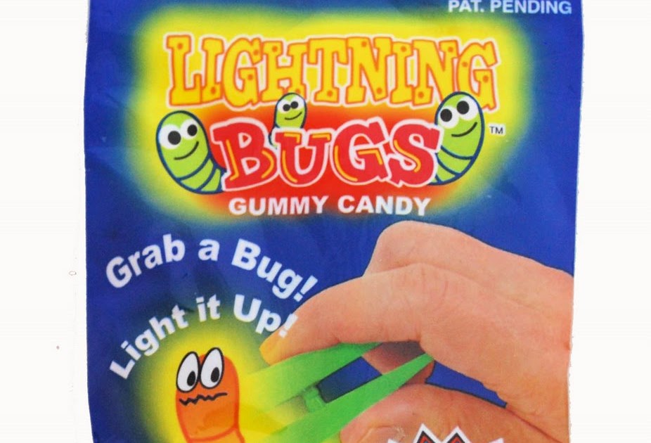 Obsessive Sweets Lightning Bugs Gummy Candy Grab a Bug! Light it Up!