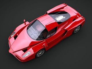 Red Ferrari - sport car