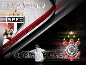 Clássico entre Corinthians e São Paulo no campeonato brasileiro