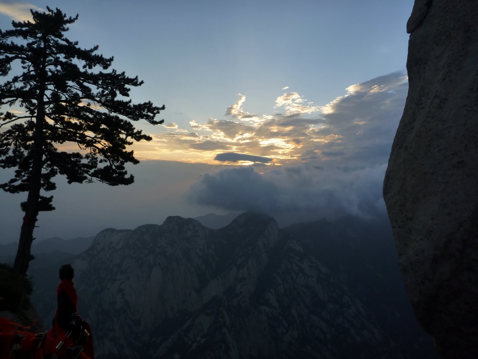 Climbing Mountain Silhouette