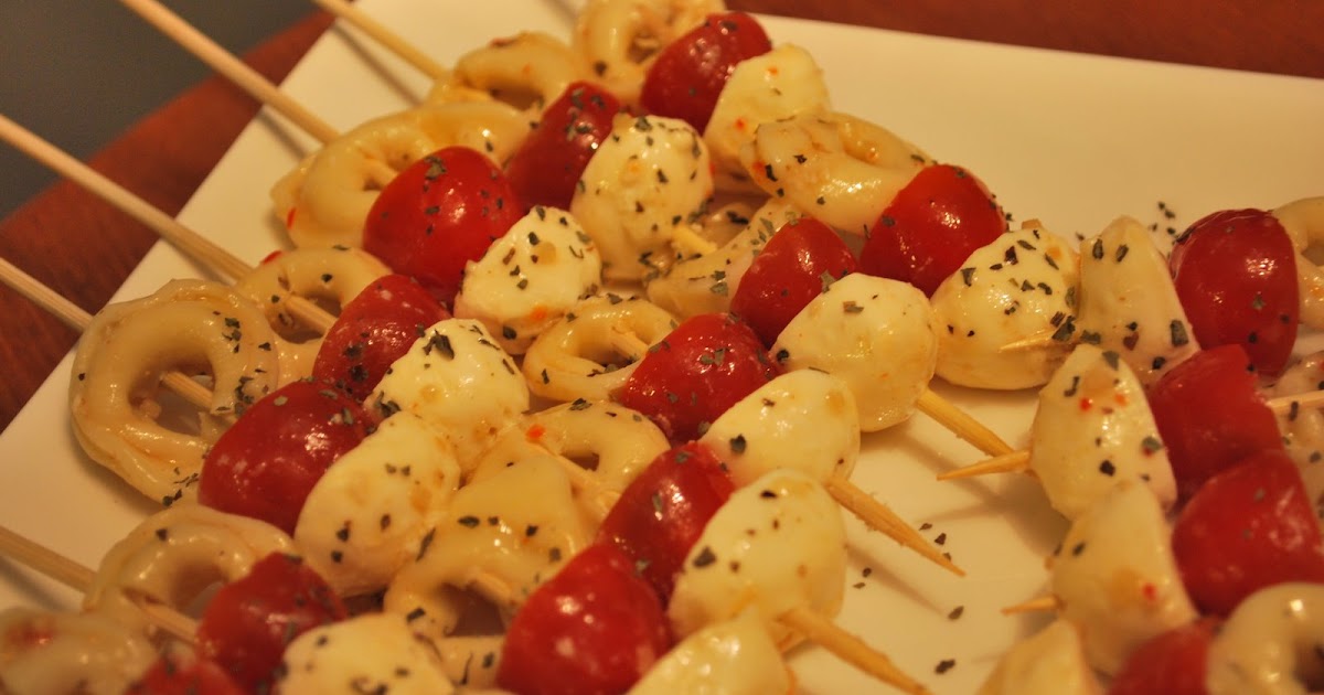 Cooking This and That Tortellini, Mozzarella, and Tomato Skewers