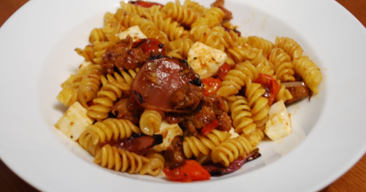 Cooking This and That Roasted Garlic Tomato and Sausage Pasta