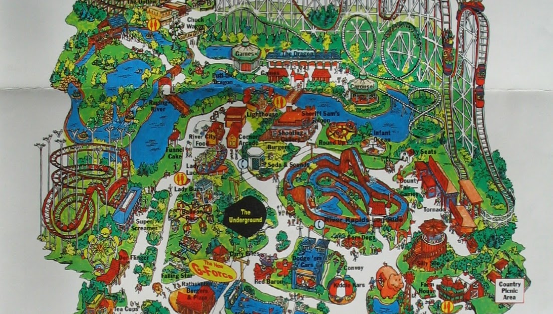 NewsPlusNotes: Adventureland 1997 Map