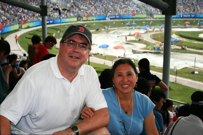 Uncle Jackie & Aunt Mahi at Olympic Games in China
