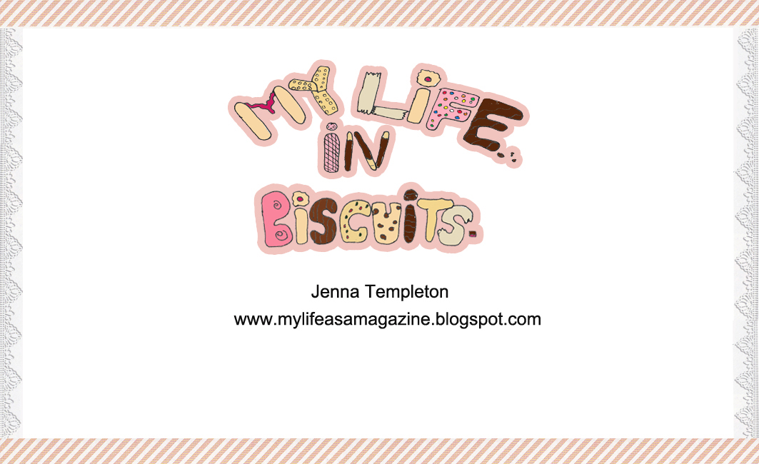 I have also made some handmade biscuit gift tags. My new Biz card! Style Sample: Us fashion/ Blogger Print and online magazine. girlfriend magazine showbag. I have also made some handmade biscuit gift tags. My new Biz card! Style Sample: Us fashion/ Blogger Print and online magazine.